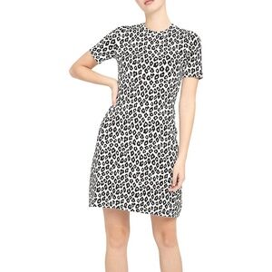 Theory leopard jacquard Dress - Size Small